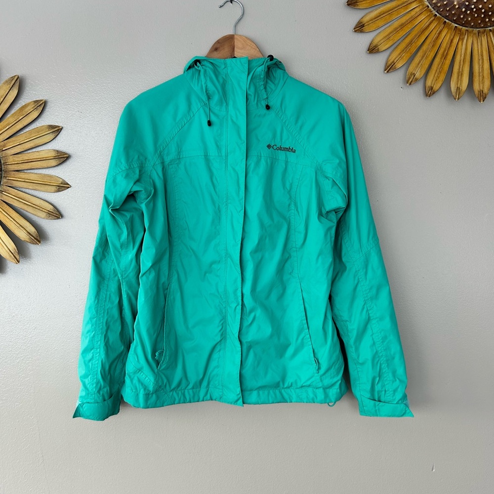Columbia Women's Omni Shield Waterproof Breathable Rain Jacket Size Small